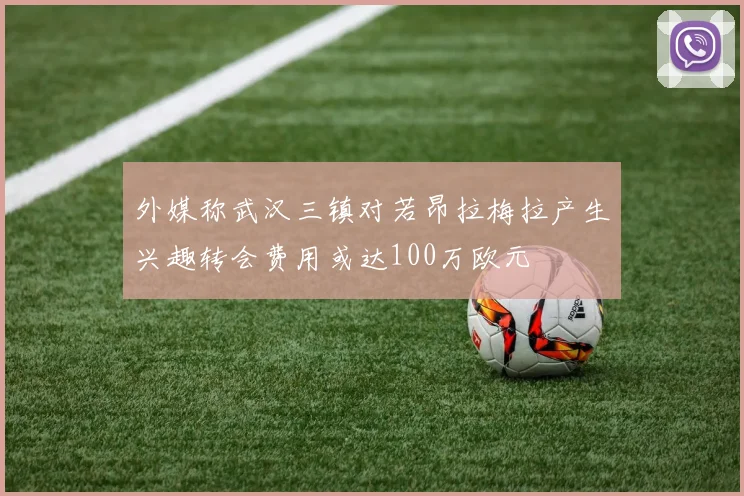 外媒称武汉三镇对若昂拉梅拉产生兴趣转会费用或达100万欧元