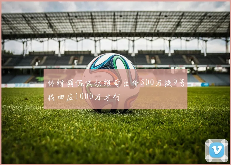 怀特调侃武切维奇出价500万换9号我回应1000万才行